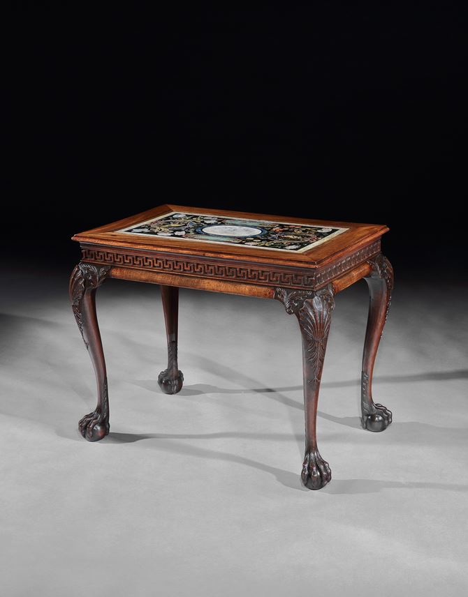 A PAIR OF GEORGE II MAHOGANY SIDE TABLES ATTRIBUTED TO BENJAMIN GOODISON | MasterArt